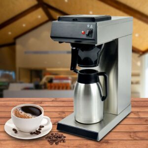 EASYROSE 10 Cups Coffee Maker One-Touch Brewing Thermal Carafe Maker Single Pot, ETL Listed