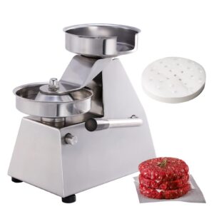MorganGastro Commercial Hamburger Press Maker and Burger Press (5" Burger Press)