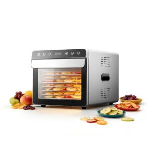 MorganGastro 8 Trays Food Dehydrator Meat Fruit Jerky Vegetables Dryer Machine 700W