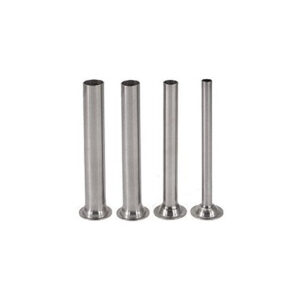 MorganGastro 4 Sizes Sausage Stuffer Filling Tubes Funnels Nozzles Stainless Steel