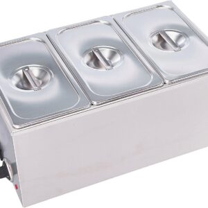 MorganGastro Bothers Commercial Countertop Food Warmer - 120V, 1200W(Official Refurbishment)