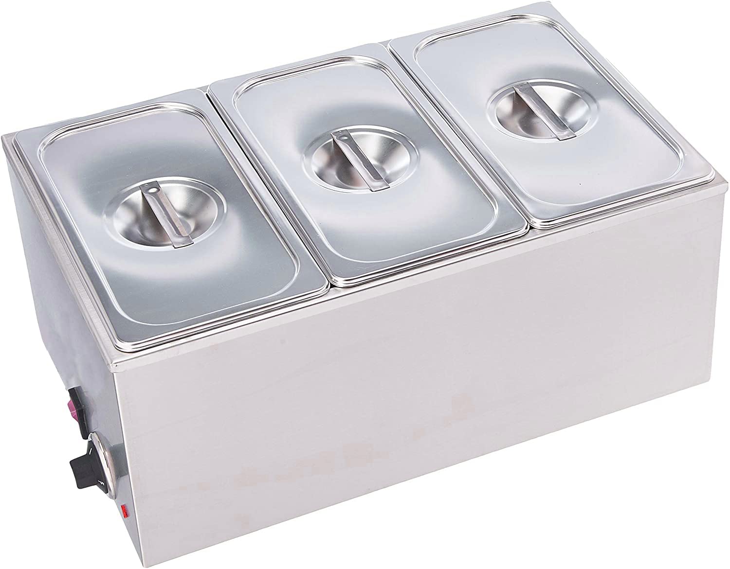 MorganGastro Bothers Commercial Countertop Food Warmer - 120V, 1200W(Official Refurbishment)