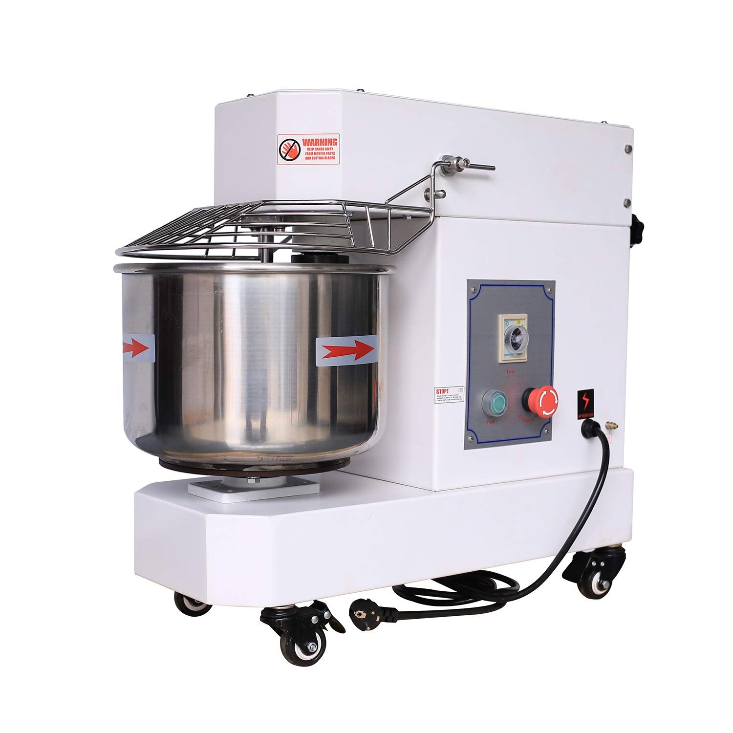 MorganGastro Commercial 5 Quart Spiral Mixers and Dough Mixer(Official refurbishment)