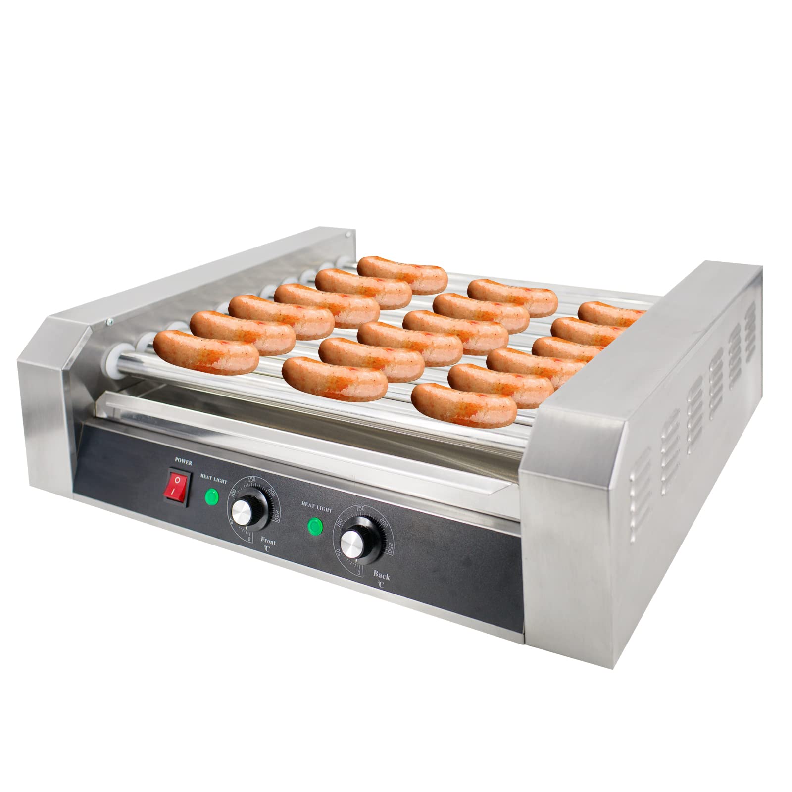 EasyRose Commercial Hot Dog Roller Grill with 11 Rollers(Official Refurbishment) - Image 3