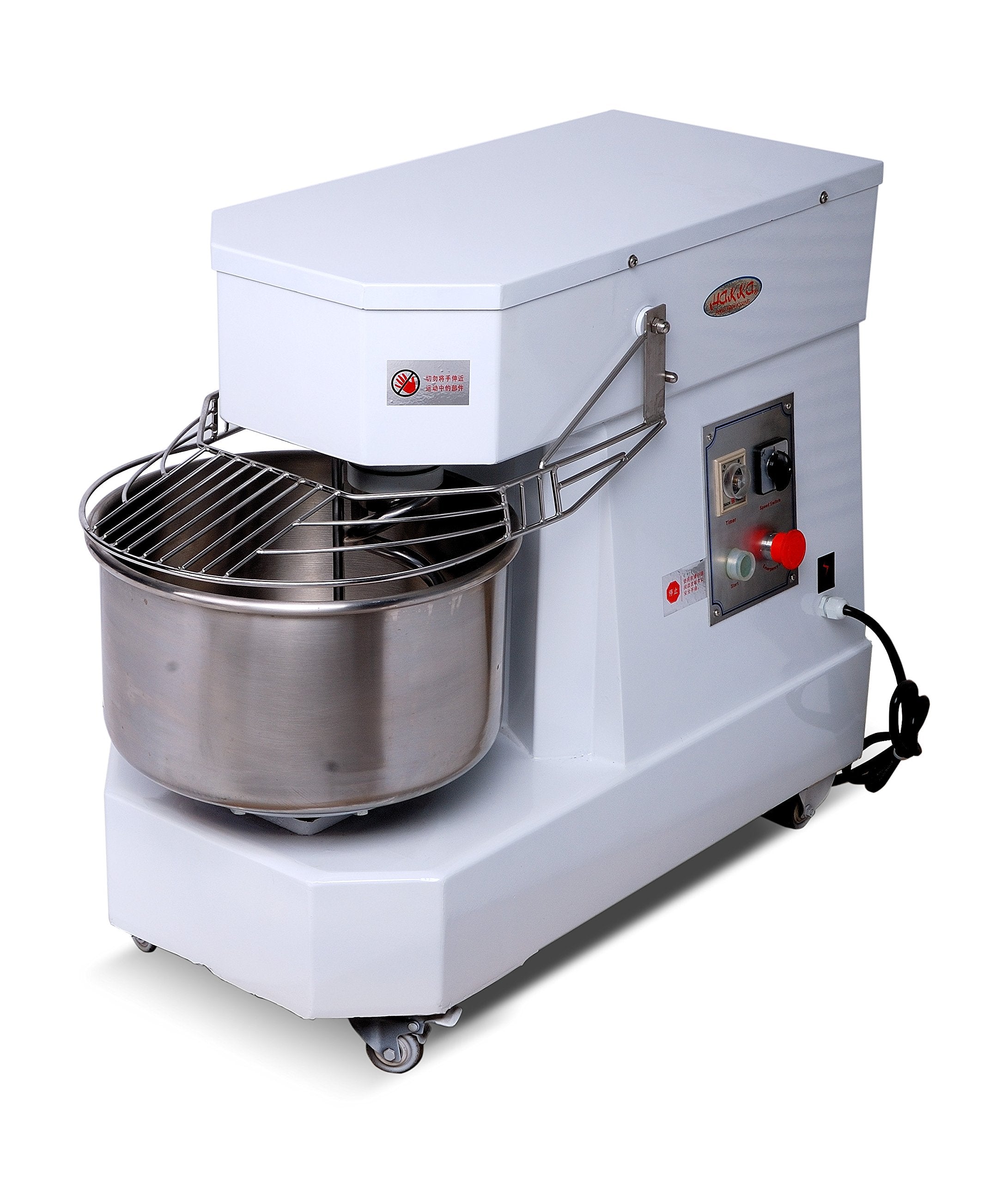 MorganGastro Commercial Dough Food Mixer 50Qt Qt Fixing Head 2 Speed Pizza Bakery