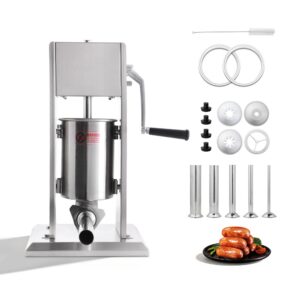 MorganGastro 3L/7LB Sausage Stuffer with Spanish Churro  Meat Filler Maker Machine