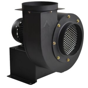 MorganGastro Centrifugal Blower, Multi-Wing Centrifugal Fan Rectangular Shaded Pole Specialty Blower with Flange, 1400 M2/H Air Flow, 500 CFM, 3300 RPM, 110V/60Hz, 11 amps