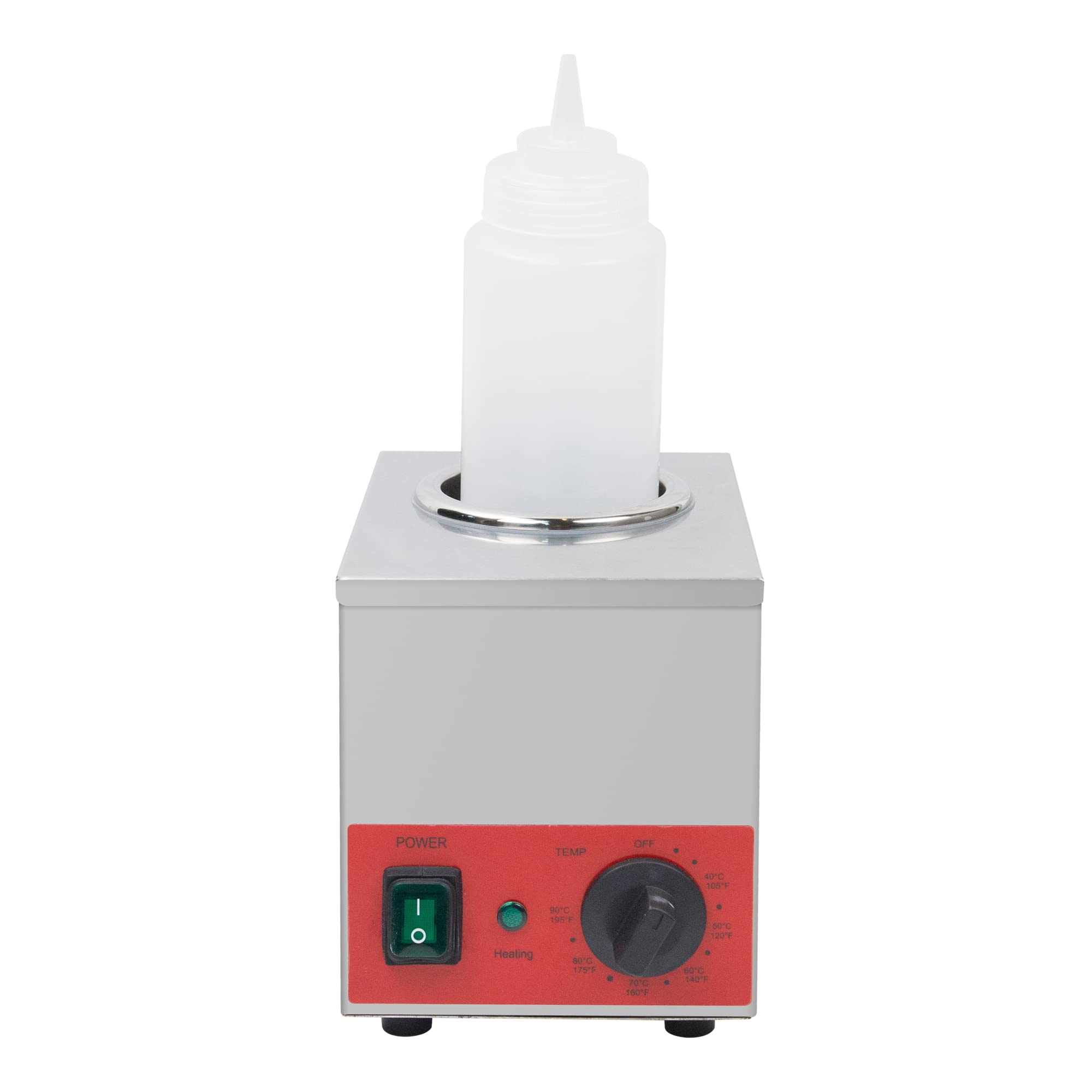 EasyRose 220W Topping Bottle Warmer,Single Sauce Bottle Warmer Electric Cheese Bottle Warmers(Bottle Not Include) - Image 3