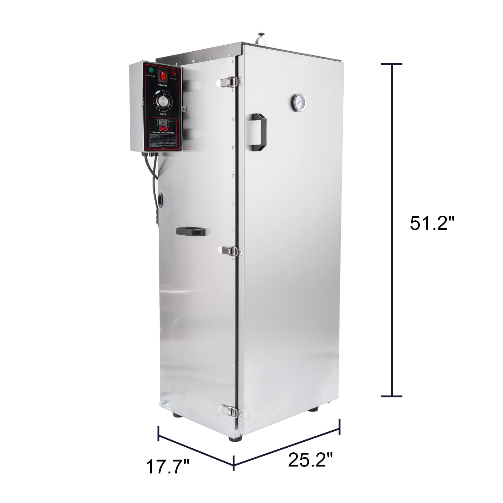 MorganGastro Upgraded Commercial Vertical Electric Smoke oven for BBQ Grill Outdoor Indoor Home Cooking Pastrami, Sausage, Bacon, Smoked Chicken, Smoked Pork(Official Refurbishment) - Image 3