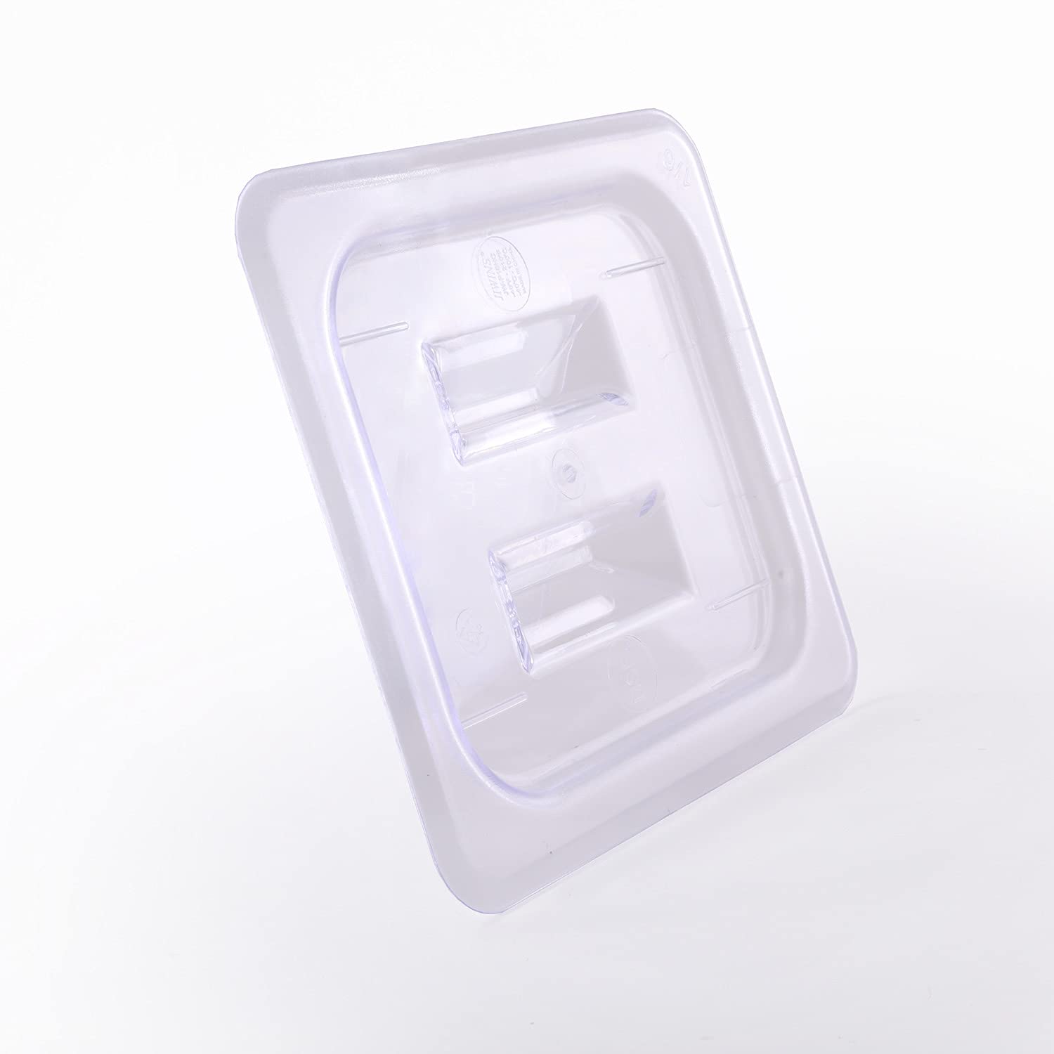 Clivia 6-Pcs Food Pan Lid 1/6 Size Clear Polycarbonate Hotel Pan Cover with handle - Image 3