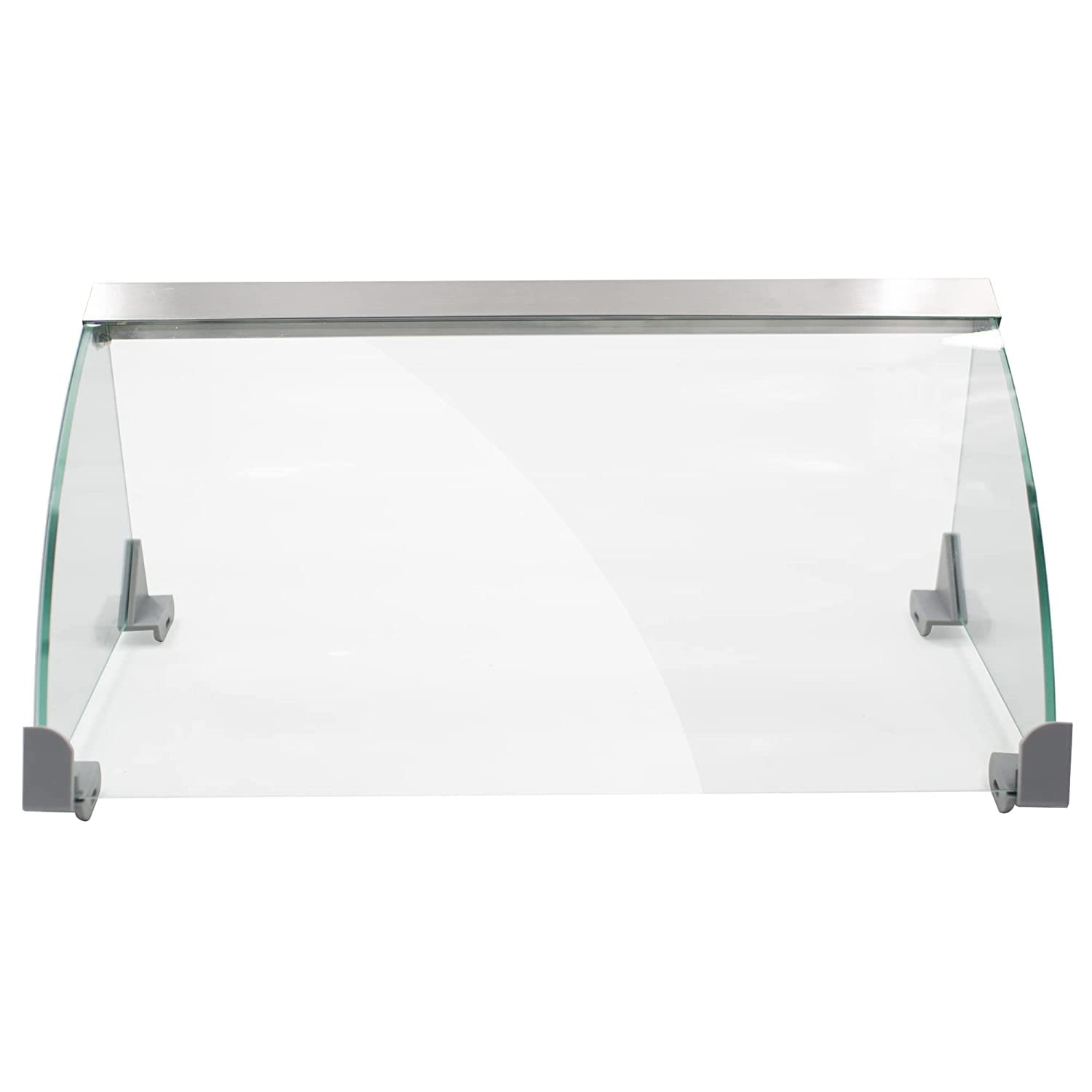EasyRose Hot Dog Roller Machine Cover, Glass Sneeze Guard for 7 Roller Hot Dog Grill Cooker Machine, Clear - Image 4
