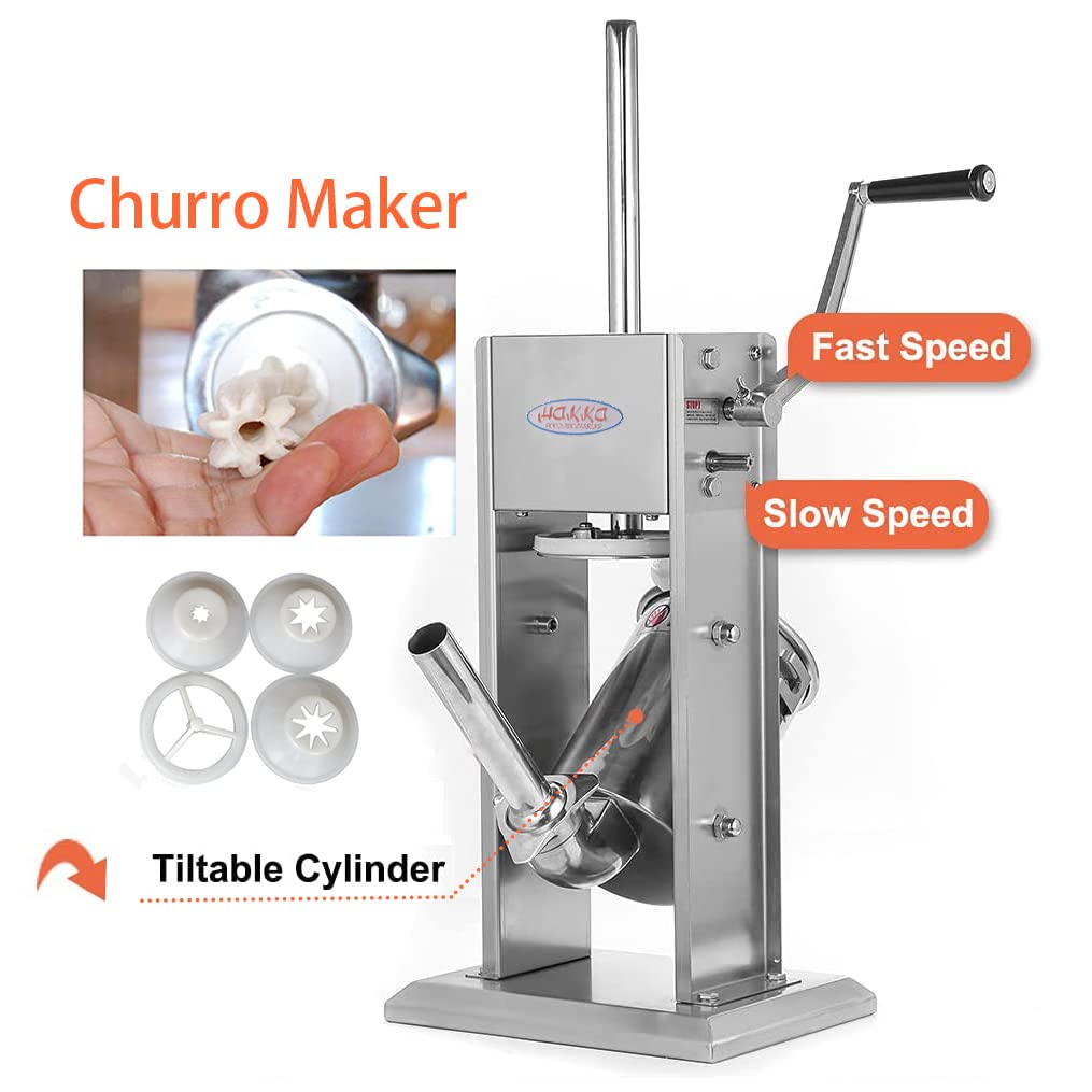 MorganGastro 11 Lb/5 L Stainless Sausage Stuffer 2 Speed Vertical Sausage Maker(Official Refurbishment) - Image 4