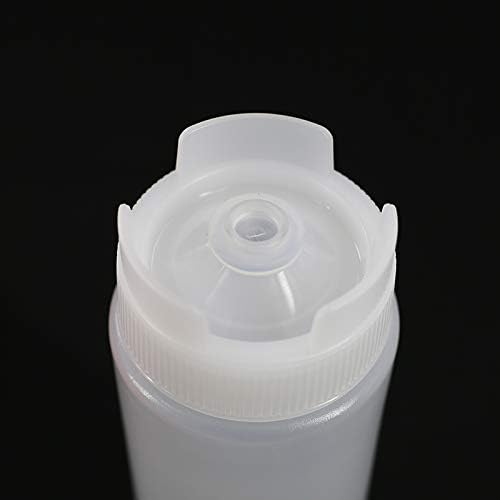 EasyRose 4 PCS 24oz Plastic Food-Grade Condiment Squeeze Bottles,Great for Ketchup, Mustard, Syrup, Sauces, Dressing, Oil, Arts and Crafts - Image 4