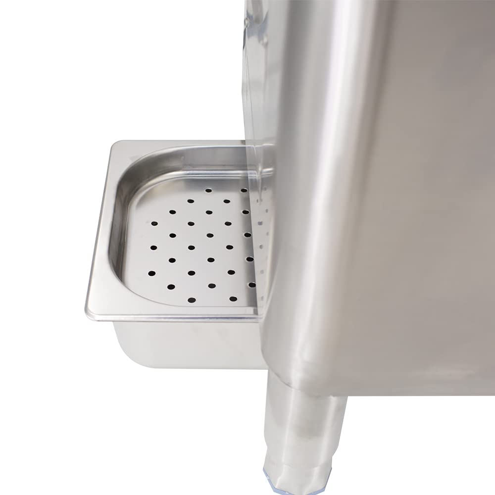 MorganGastro Commercial Electric Potato Peeler 20LBS Potato Washer Machine 365lb/Hour - Image 6
