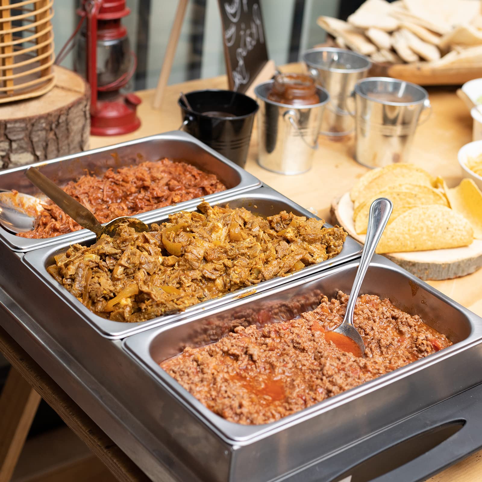 EasyRose 20" x 12" Full Size Electric Countertop Food Warmer - 120V, 1200W(Official Refurbishment) - Image 2