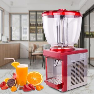 MorganGastro Commercial 6.6 Gallon Cold Beverage Juice Dispenser Electric Frozen Drink