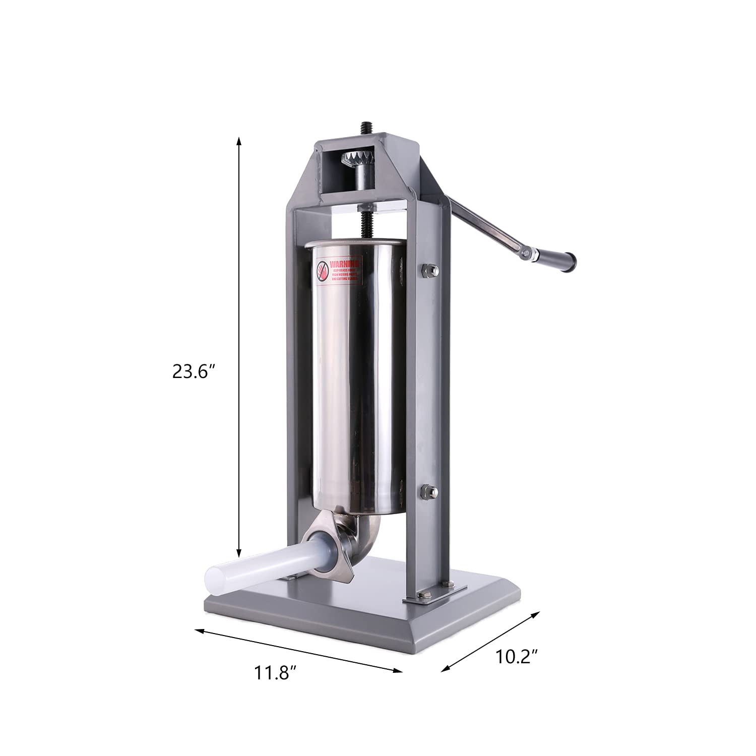 MorganGastro Sausage Stuffer 11 Lbs/5 L Vertical Sausage Maker - Image 6