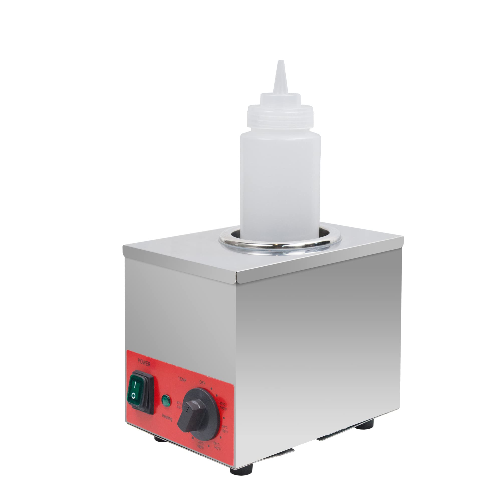 EasyRose 220W Topping Bottle Warmer,Single Sauce Bottle Warmer Electric Cheese Bottle Warmers(Bottle Not Include) - Image 6