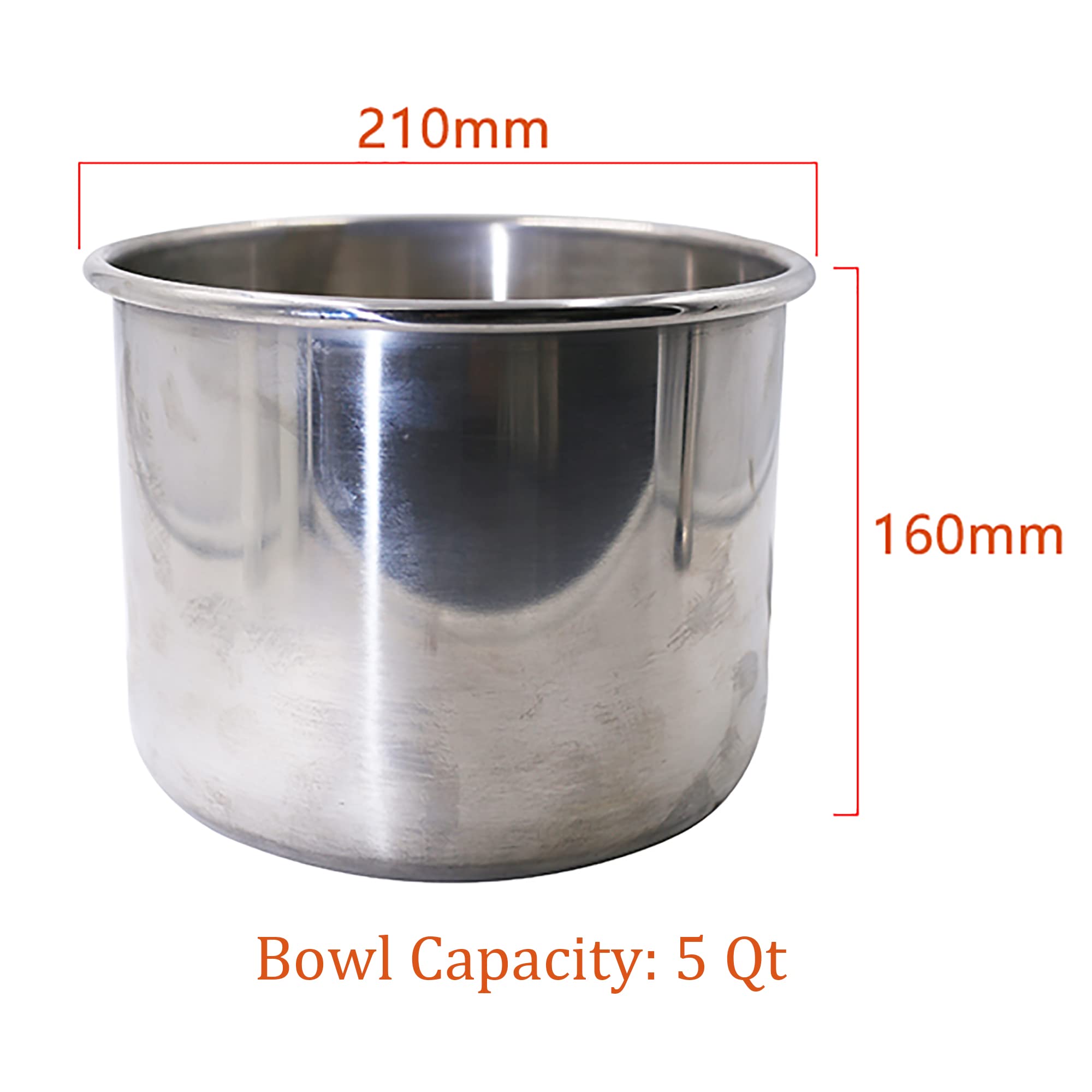 MorganGastro Commercial 5 Quart Spiral Mixers and Dough Mixer(Official refurbishment) - Image 5