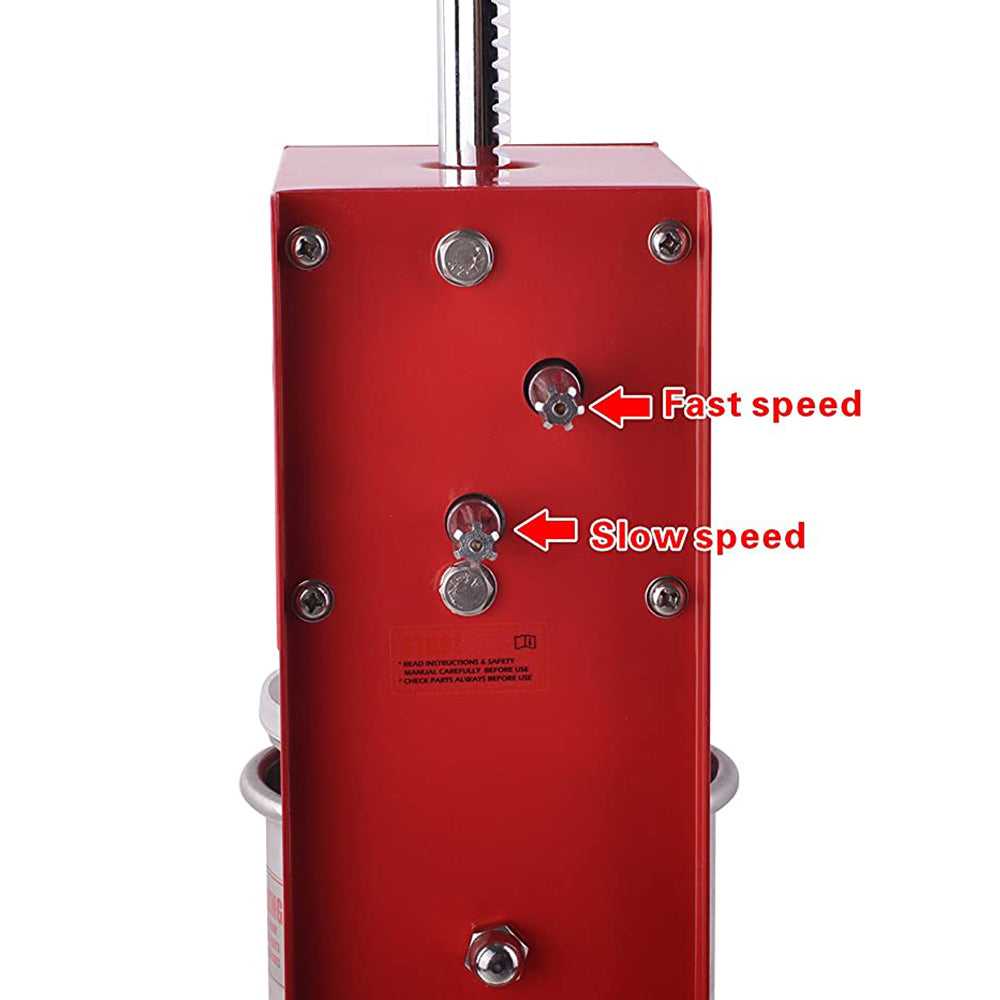 MorganGastro Sausage Stuffer 2 Speed Spray-painted Vertical Sausage Maker (32lb / 15 Liter) - Image 7