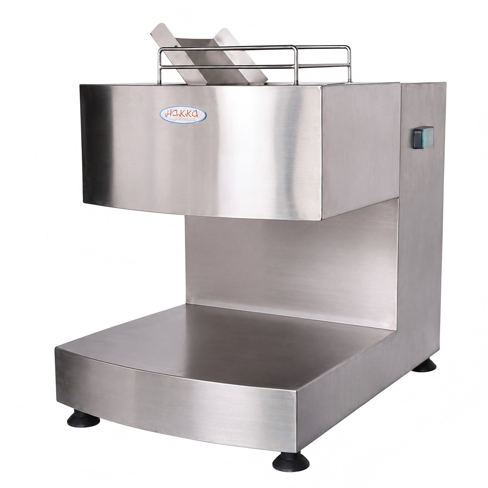 MorganGastro 250KG/H Commercial Meat Cutting Machine 750W Stainless Steel Meat Cutter Slicer