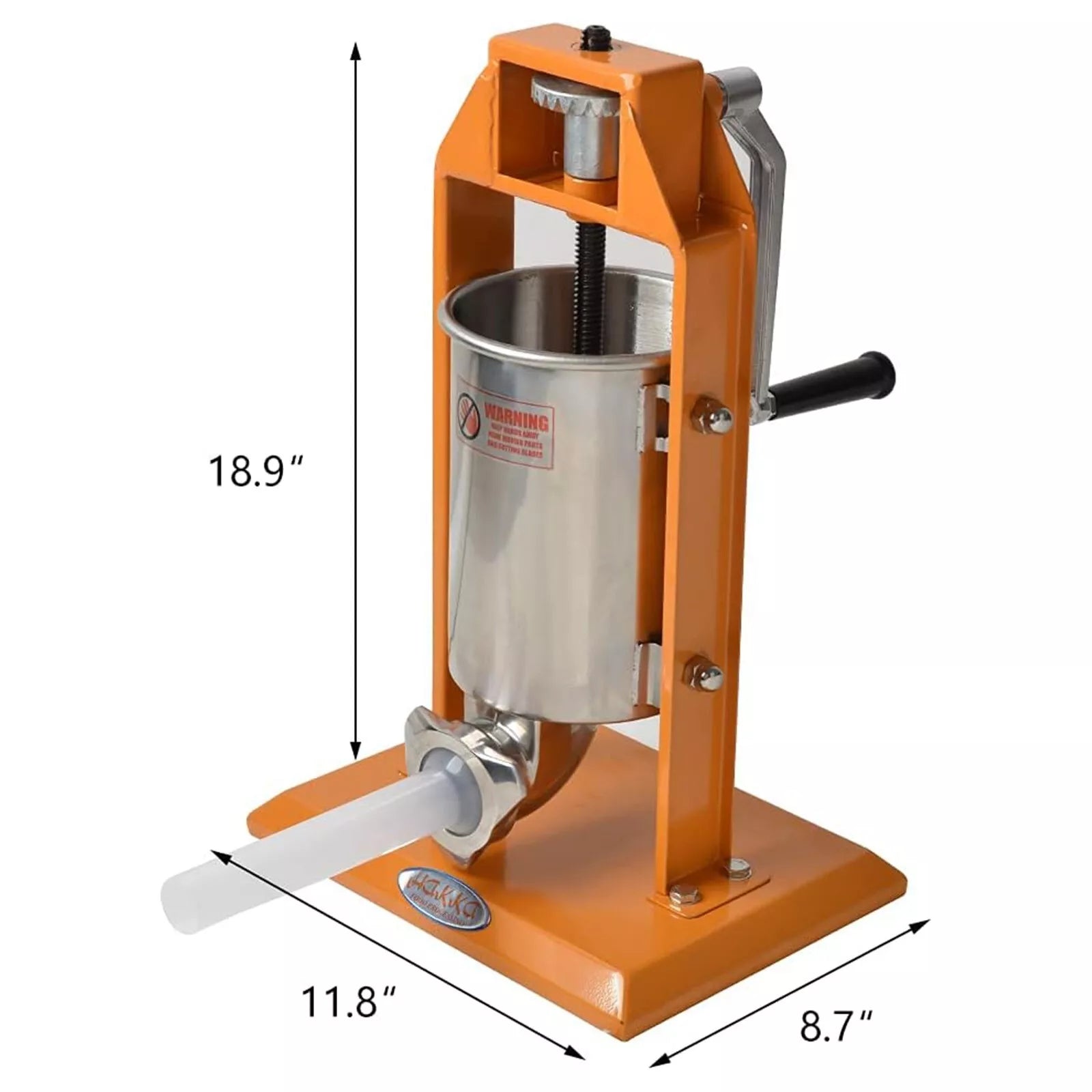 MorganGastro Sausage Stuffer 7Lb/3L Screw-type Spray-painted Sausage Maker(ST-V3) - Image 2