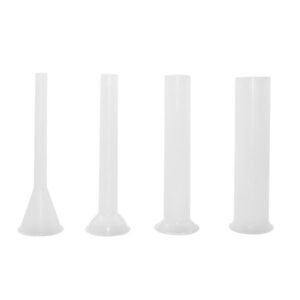 MorganGastro 4 Sizes Sausage Maker Food Grade Stuffer Filling Tubes Funnels Nozzles