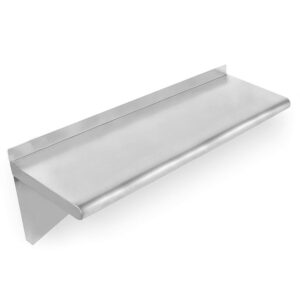 MorganGastro 14" x 36" Stainless Steel Commercial Kitchen Wall Shelf Restaurant Shelving